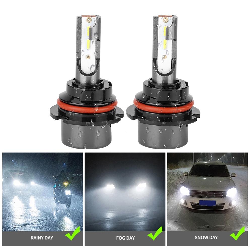 2pcs 9004 60W L8 LED Headlight Conversion Kit Headlamp Fog Light Bulbs Auto Lamp Automobiles