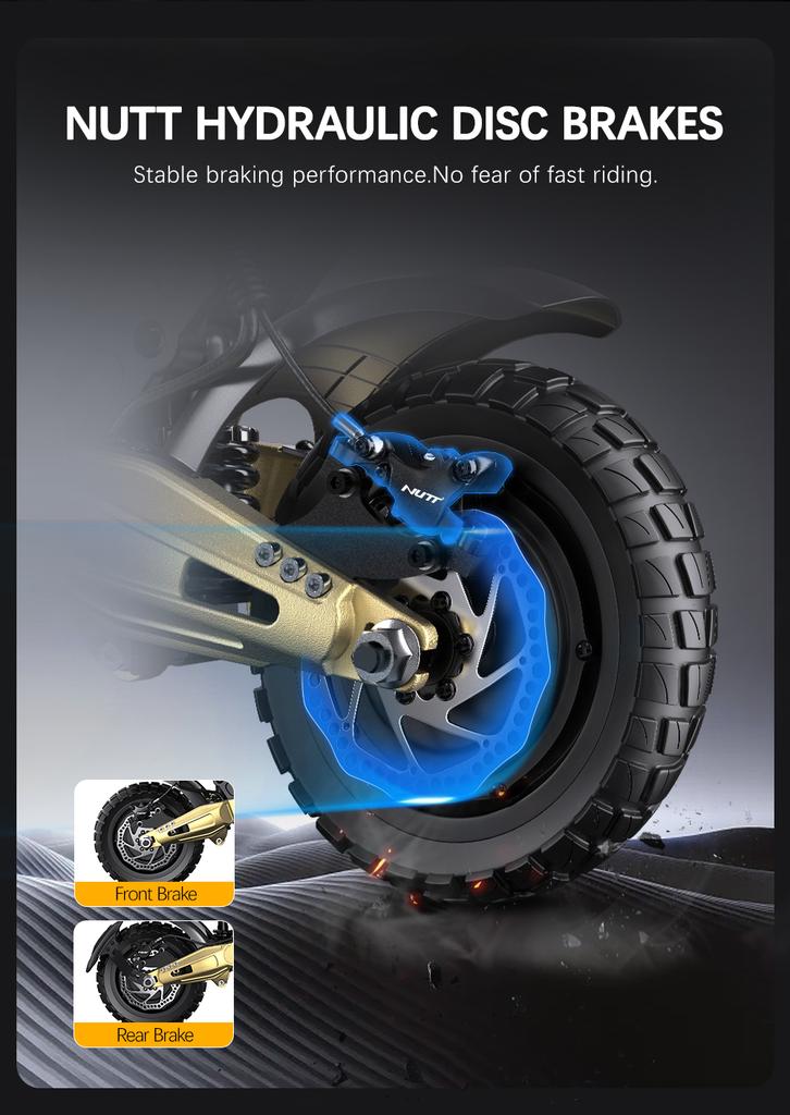 OOTD S30 3000W Peak Electric Scooter Adult Dual Motor 23.4AH 65km/h Hydraulic Brake Foldable E Scooter 10" Fat Tire All Terrain