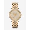 Darci Pavé Gold-Tone Watch MK3438