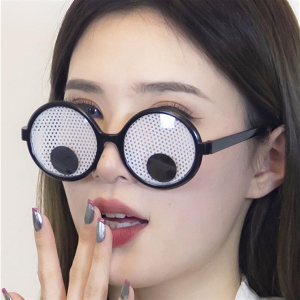 1PC Halloween Party Props Novelty Rotating Eyeballs Anime Glasses Festive Atmosphere Carnival Prop