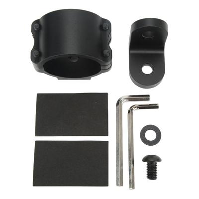 UTV Whip Mount Adjustable Heavy Duty Rust Proof Black Strong Strength Fit for 1.75in To 2in Roll Bar