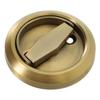 Invisible Door Handle, 304 Stainless Steel Round Cabinet Handle, Suitable for Fireproof Door, Drawers, Cupboard, Easy To Install