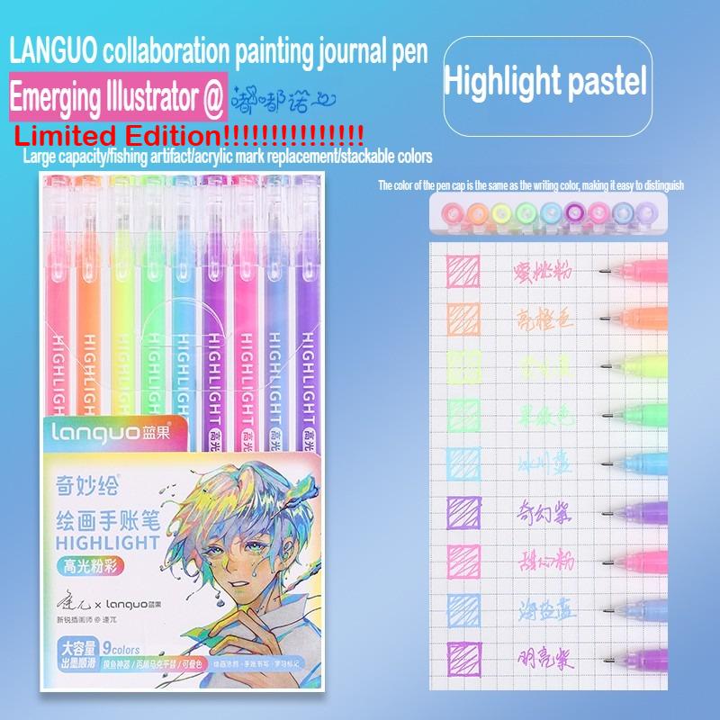Languo 216 Colori Penna Manuale Multicolore 1,0 mm Colore Morandi Set di Penne Gel e Pennarelli Cancelleria Ufficio Forniture Scolastiche