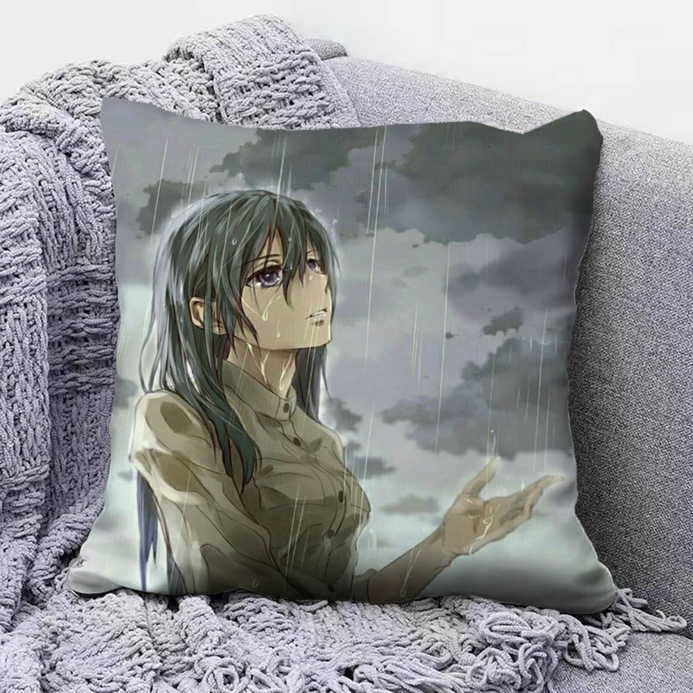 Yuzu and Mei Citrus Anime Girl Home Sofa Cushion Covers and Aecorative Custom Pillow Covers
