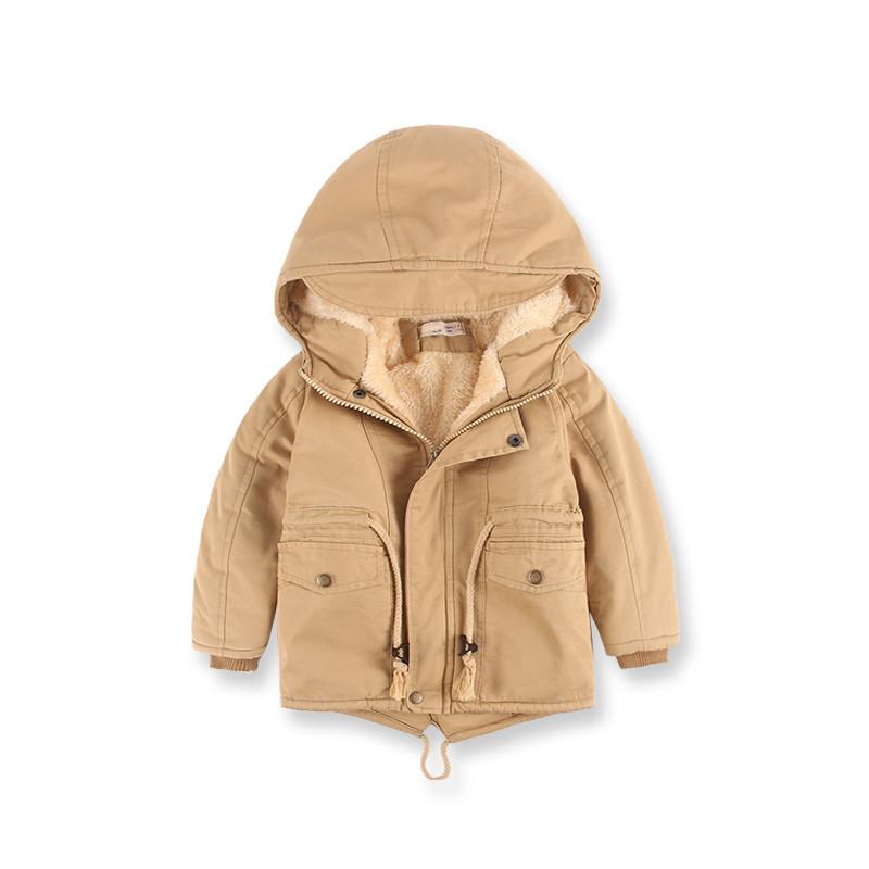 Children Winter Autumn Fleece Outdoor Jackets for Boys Girls Hooded Warm Kids Boy Outerwear Windbreaker Autumn Casual Baby Boy Coats Clothing