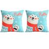 2Pcs 45x45cm Dacron Throw Pillow Case Soft Sofa Pillowcase Home Textile Pillow Shell  Cushions
