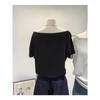 T-shirts Women Solid Simple Summer Casual Short Sleeve All-match Young Girls Streetwear Y2k Top Aesthetic Clothes Ins