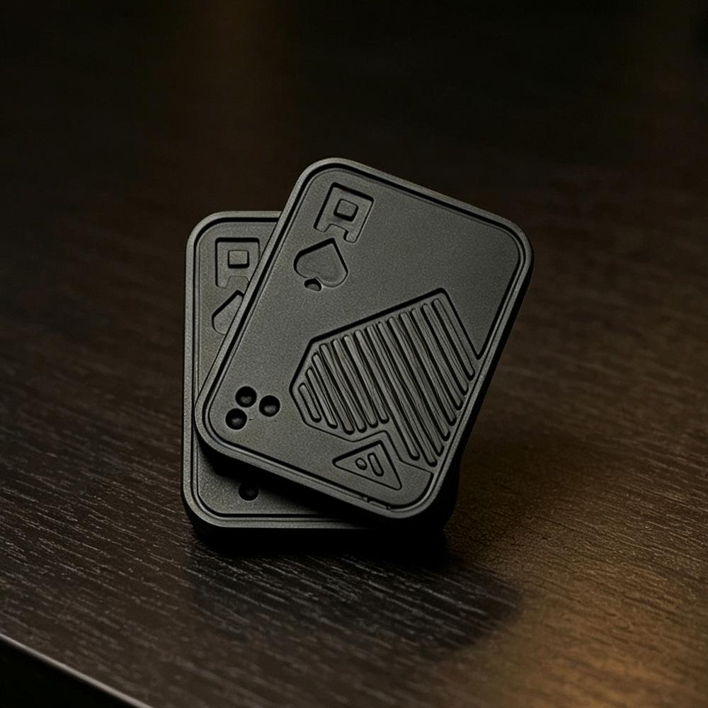 Triangle Rotating Spinner: EDC Three-Ring Snap Coin Decompression Hand Toy