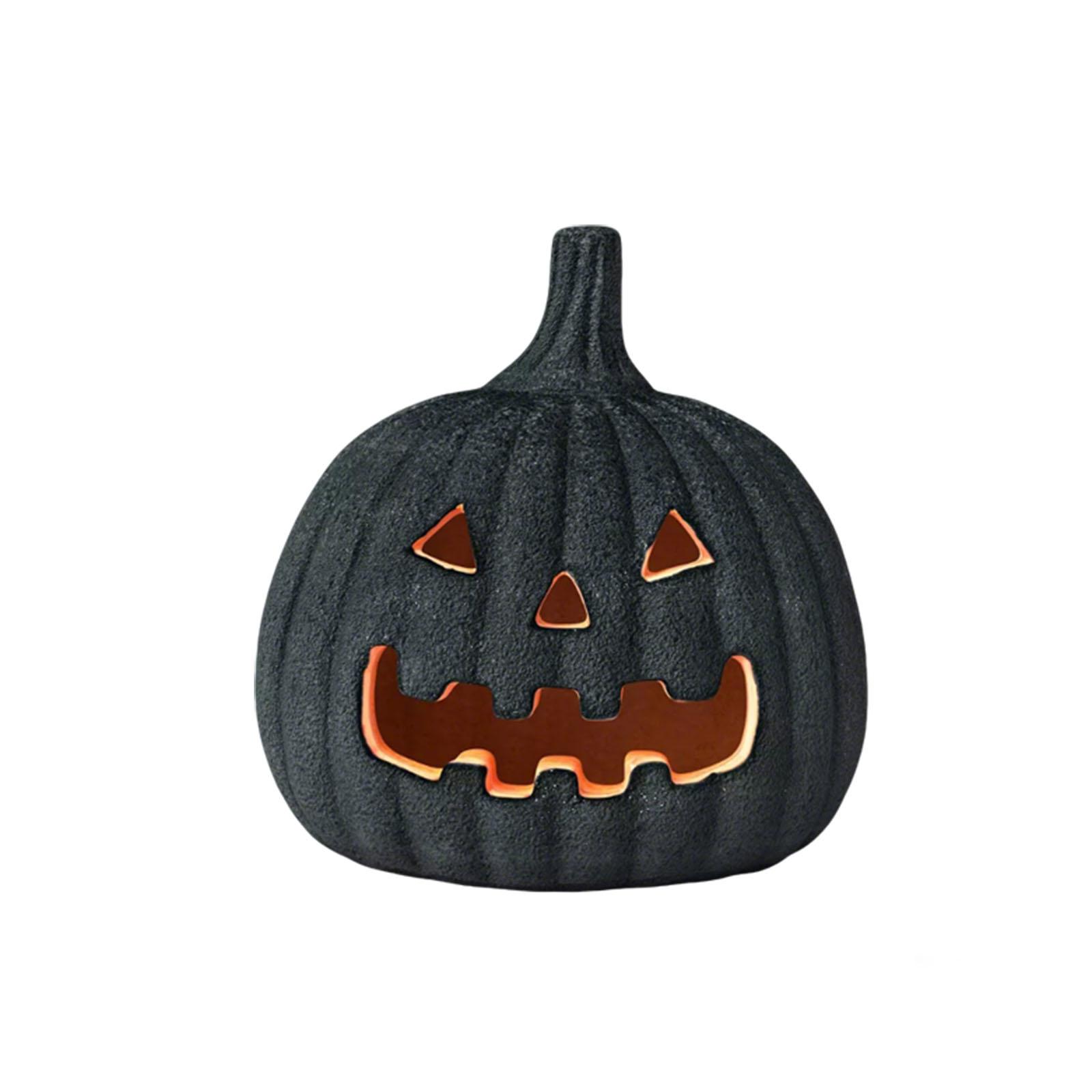 

Halloween Resin Pumpkin, Made Of High-quality Resin And Featuring Hand-carved , Are Suitable For And Halloween Decorations. One Size