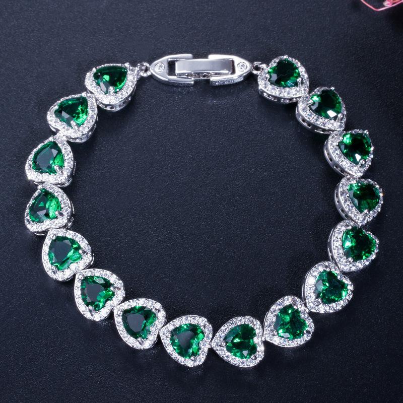 Jewelry, Exquisite 3A Zircon Bracelet, High-End Micro-Inlaid Hand Jewelry.