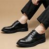 Fashion New Men's White Black Lace Up Patent Leather Oxford Shoes Designer Male Formal Wedding Prom Dress Homecoming Footwear