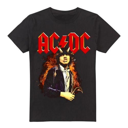 AC/DC Pánské tričko Fire and Horns