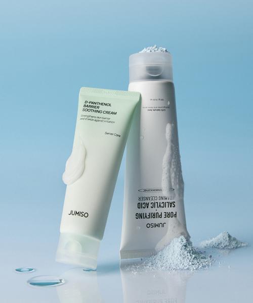 Jumiso [SET] D-Panthenol Barrier Soothing Cream 80ml + Pore Purifying Salicylic Acid Foaming Cleanser 120g NONE
