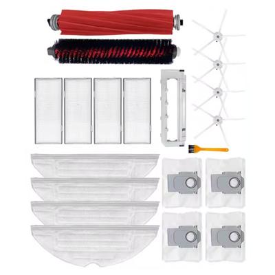 A78E-Vacuum Filter Mop Replacement Brush& Dust Bag For Roborock S7 Max Ultra/S7 Maxv Ultra/S7 Maxv Plus/S7 Pro Ultra Spare Parts