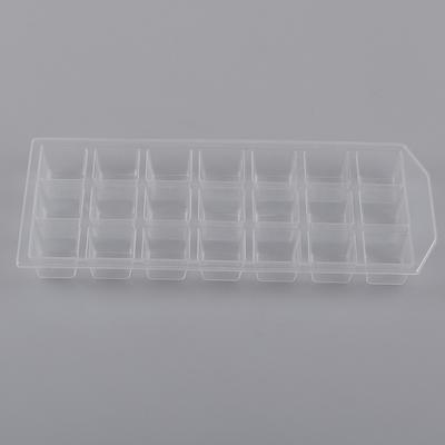 21Grid Ice Cube Pudding Maker Mold Kühlschrank Eisform Tablett Werkzeug Kunststoff Bar