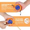 10M Retractable Clothesline Outdoor Portable Travel Camping Washing Line Rope Reel with Carabiner Hook Hiking Outdoor Gadgets