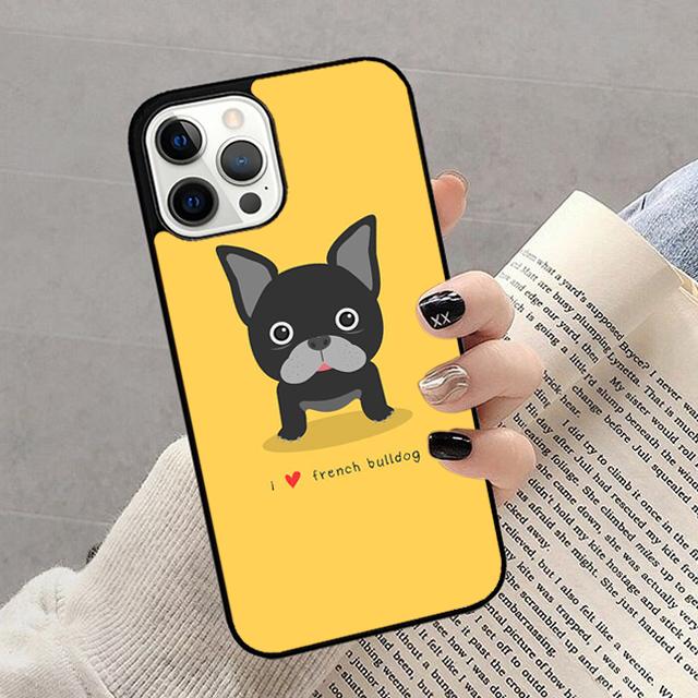 Autumu French Bulldog Art Phone Case Cover for iPhone 17 Air 16 16e 15 12 11 13 14 Pro Max Apple Plus Coque