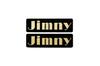 EEE-10-3 Jimny Black Gold Acrylic 2 Layer Sticker Suzuki Jimny JA11 JA12 JA22 JB23