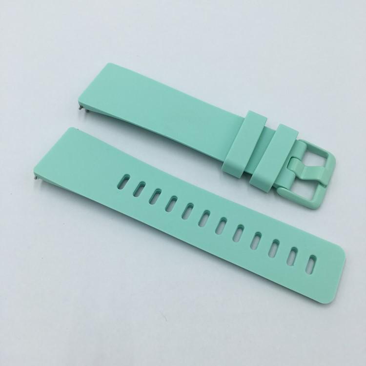 Kompatibles Silikon-Sportarmband für Fitbit Versa 2 & Versa Lite - Offizieller Stil Farbschnalle Ersatz