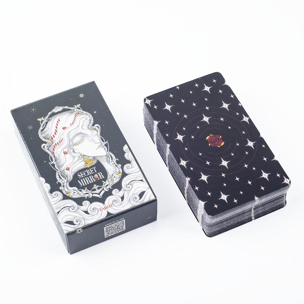 Secret Mirror Tarot 80 Cards Family Gathering Divination Deck English Version Board Game