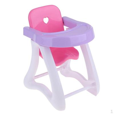 Kunststoff-Hoch für Puppen | Hoch-Spielzeugmöbel-Zubehör passend für 8-12 Zoll große Puppen, Kinder-So tun als ob
