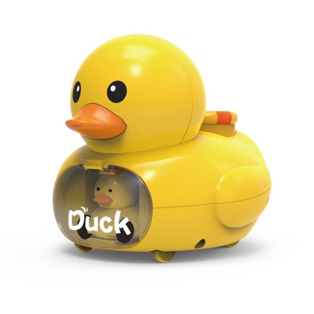 

Early Education Yellow Duck Launching Toy Cartoon Design Ejection Toy Car Baby Toys жовтий