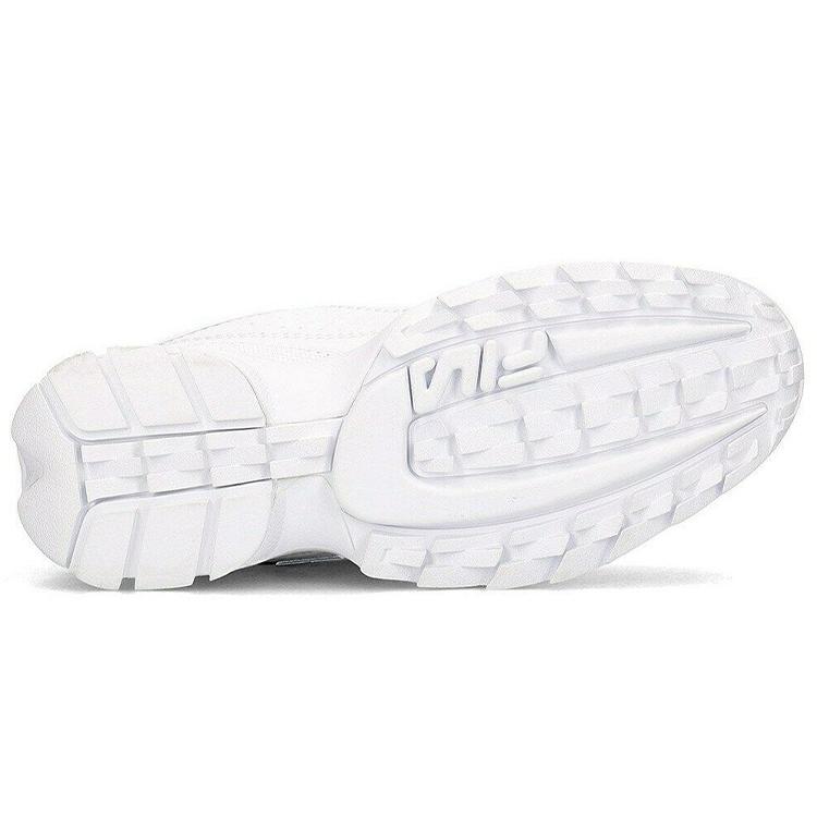 New FILA Disruptor Low top Running Shoes White Women's 1010302_1FG