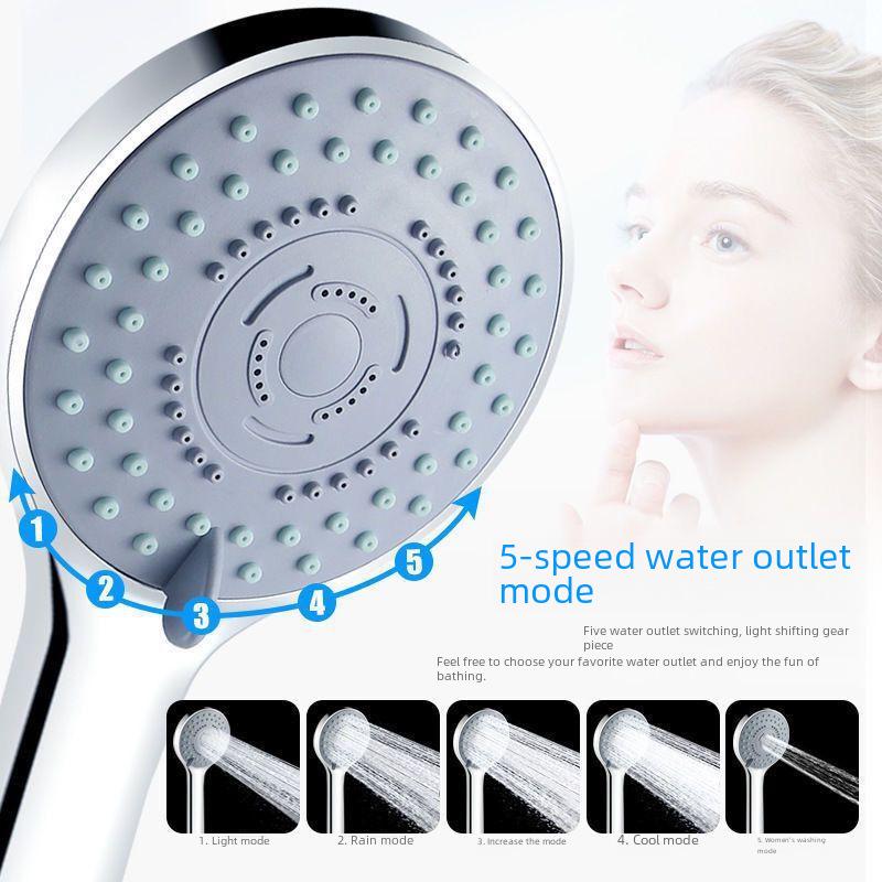 Hans Rain Shower Head Set - Single Head Booster with Faucet & Water Heater Compatibility