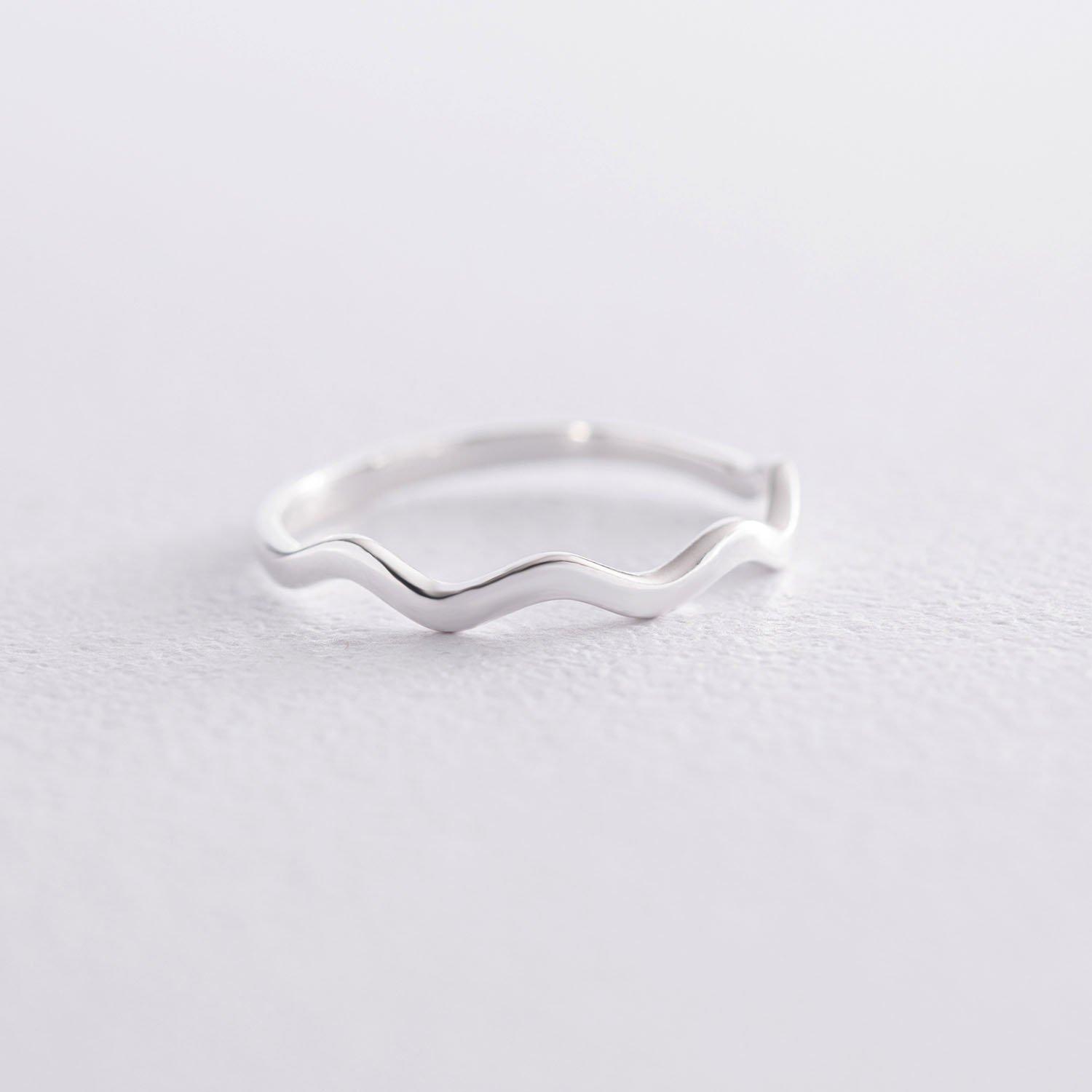 

Кільце Хвиля у сріблі Oniks 15 срібний