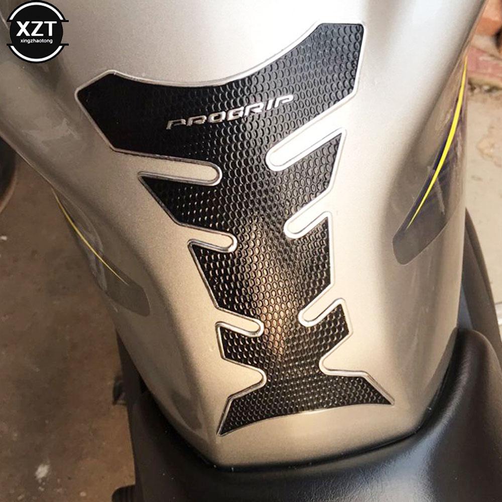 Universal Motorcycle Fuel Tank Stickers High Quality Car Decoration 3D Fish Bone Decals Protector Pad