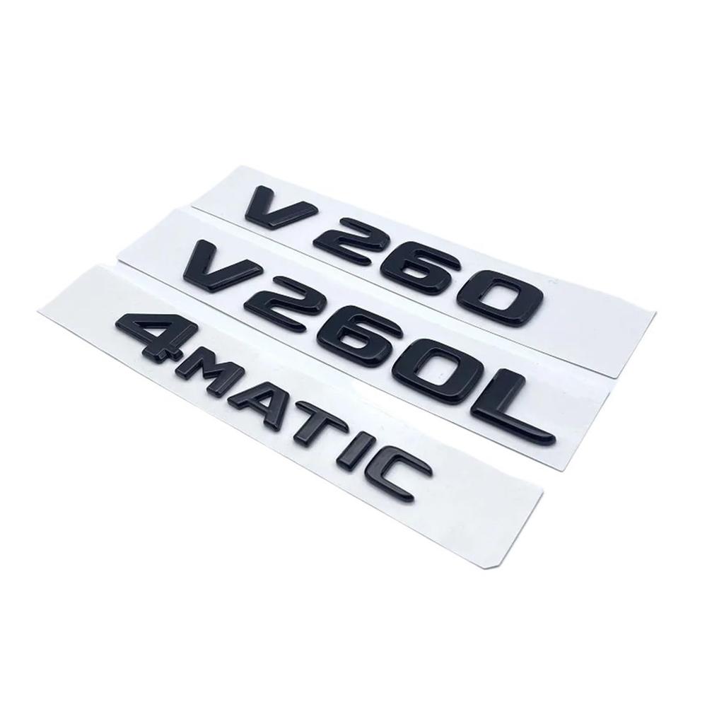 HESENCMKPG 3D Letter V260L V220d V250d V300d Fit For NIGHT EDITION Emblem Fits Mercedes