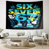 Space Adventure With Six Seven 67 Tapestry Room Decoration Wall Hanging for Living Room Bedroom, Dormitory, Birthday and Christmas Gifts