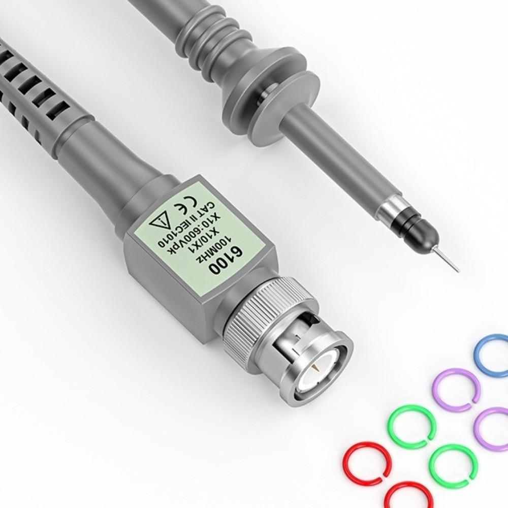 1/2pcs 100MHz BNC Oscilloscope Probe P6100 Test Probes Oscilloscope Measurement