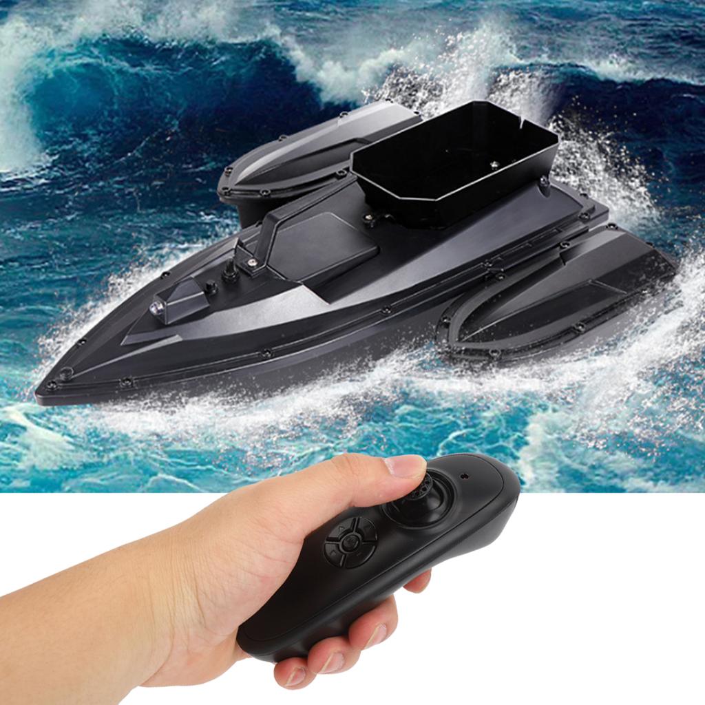 ABS Plastic Waterproof 500M Intelligent Remote Control Fishing Bait Boat Automatic Rowing Single Warehouse Nesting