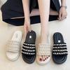 Cool slippers, new thick-soled beach sandals for summer wear, pregnant women's small fragrant wind one-word drag
