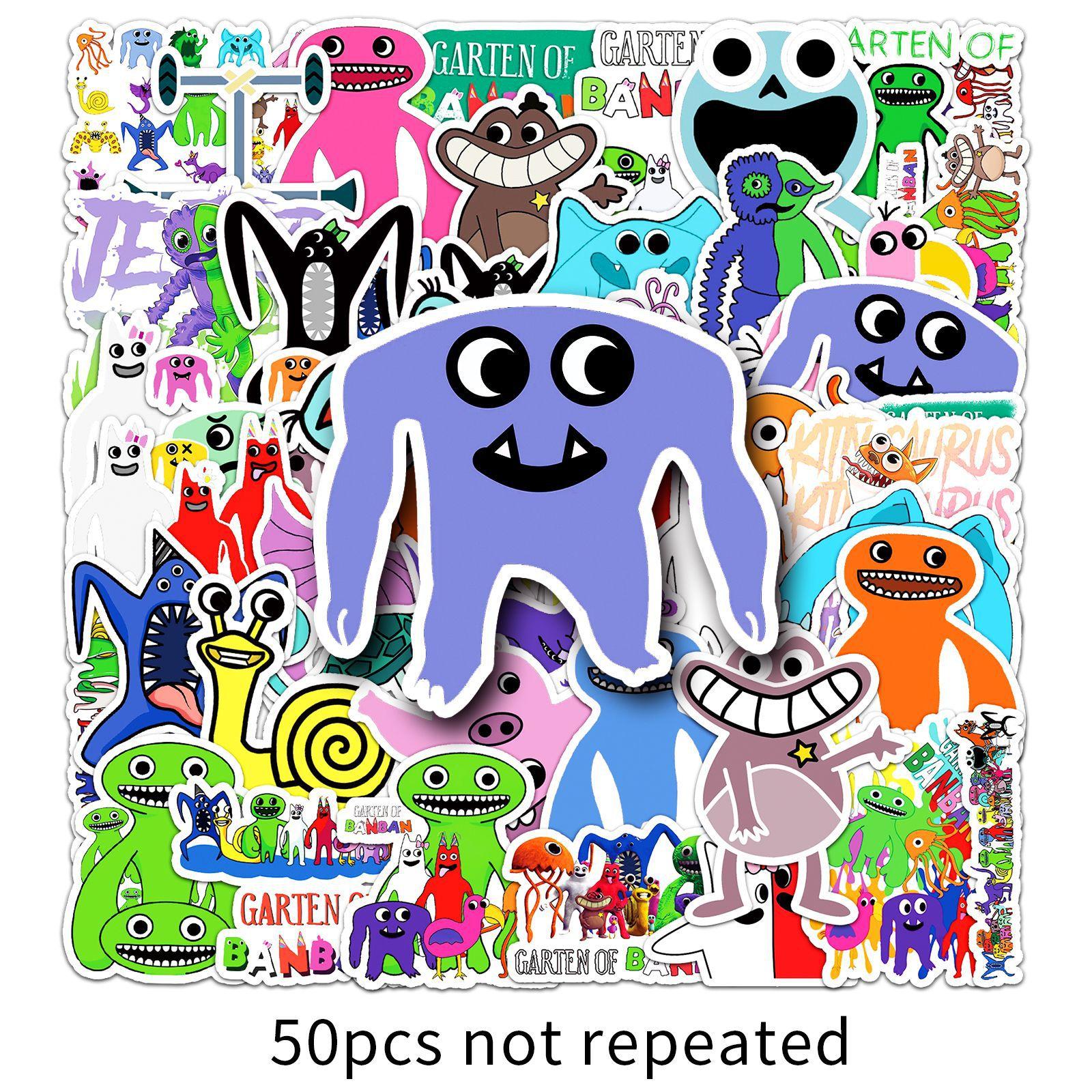 

50 Photos of Banban Garden Game Water Cup Luggage Mobile Phone Case Stickers