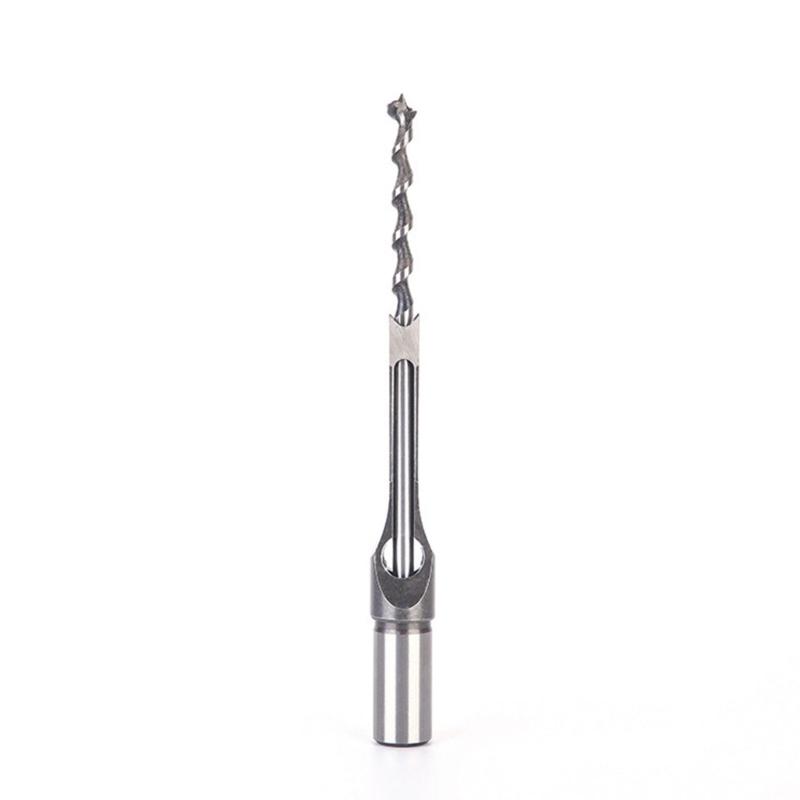 4pcs Square Hole Mortise Chisel Drill Bit Set for DIYer Enthusiasts Woodworking with HSS Construction In Multiple Sizes