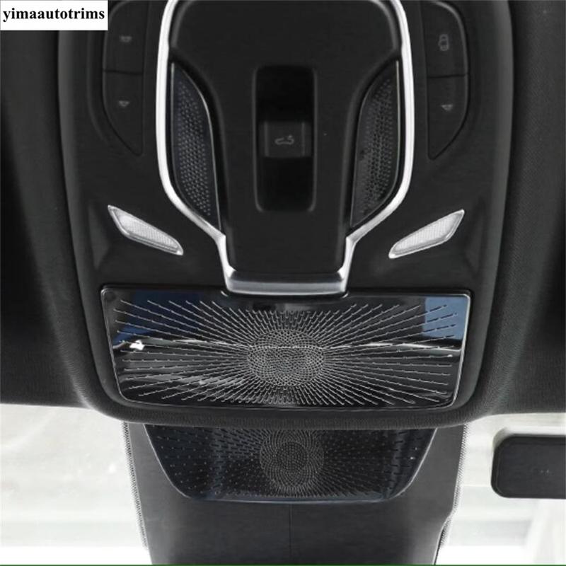 Roof Reading Lights Lamps Frame Panel Decoration Cover Trim Stainless Steel Accessories Interior Fit For MG 7 MG7 2024 2025