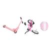 Miniature Bike Scooter Set with Helmet Realistic High Simulation Garden Decor Dollhouse Bike