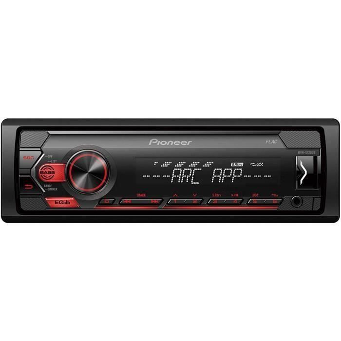 Autoradio - Mvh-s120ub - Noir - 4 x 50 W - Panneau amovible - Compatible Android