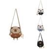 Capybara Polyester Cute Student Crossbody Bag Small Round Bag For Outfit Daily