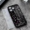 100% Справжній Кований Вуглепластик Чохол Для Телефону Для IPhone 17 Pro Max 14 Pro 15 12 11 13 Mini X XR XS 16 Plus SE Скляна Кришка