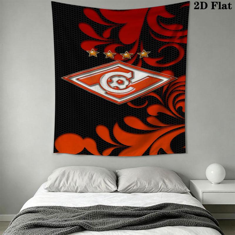 Spartak Moscow Dream Wall Hanging Printed Fabric Blanket Decorative Tapestries for Bedroom Living Room Home Decor
