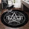 Tappeto Pentagramma Alchemico Runico Vintage Antiscivolo Morbido Facile da Pulire per Studio Casa Vacanze Villa Tappetino Pratico Tappeto per Casa