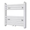 Curved Central Heating Towel Rail 480x480mm + Connectors 140848