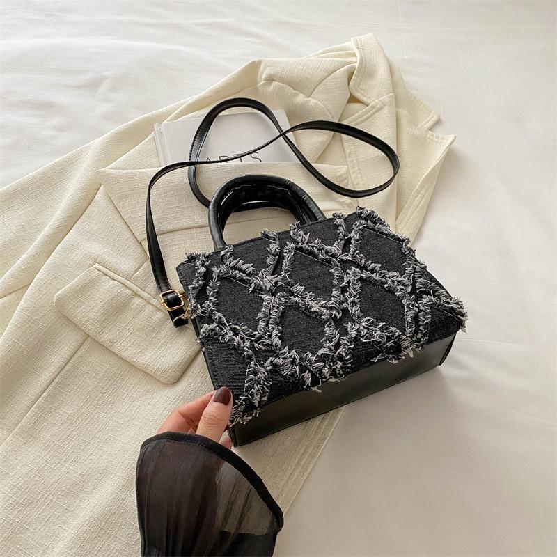 2024 Trendy Simple Small Square Bag Vintage Handbag Casual Crossbody Bag For Women