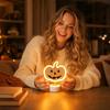 Halloween Neon Pumpkin Night Light Decorative Lamp for Holiday Party Decor Gift