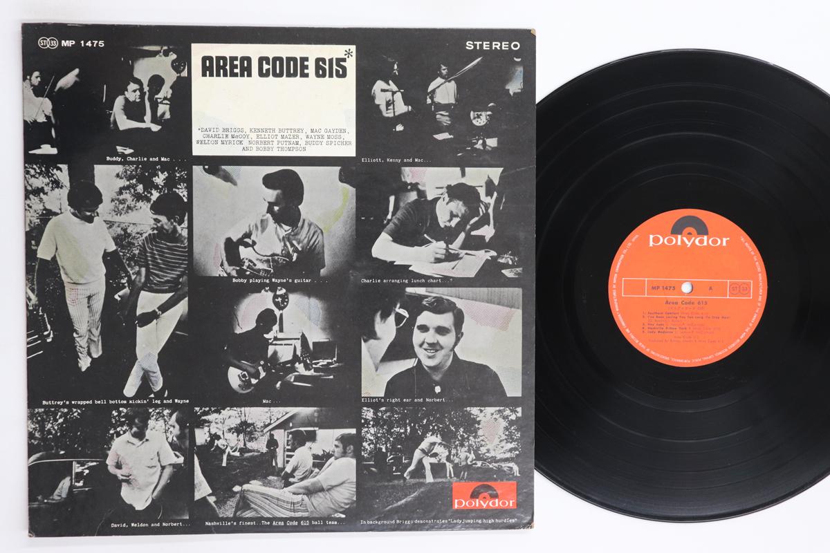 

LP Record AREA CODE 615 Area Code 615 MP1475 POLYDOR 1970 Japan Rock Used