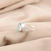 Sky Blue Topaz Jewelry, 925 Sterling Silver Ring, Handmade Gorgeous Silver Ring, Dainty Topaz Gemstone Jewelry For Wedding Gift