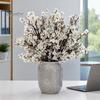 Seidenblumen für Innenarrangements Künstliche Herbst-Außendekoration, Wetterfeste Herbst-Blumen-Tischmittelstücke mit flexiblen Stielen für Zuhause und Büro